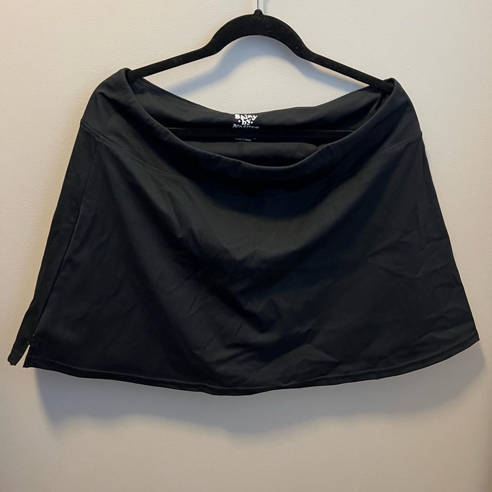 Shiny By Nature Everyday Black Skort XL